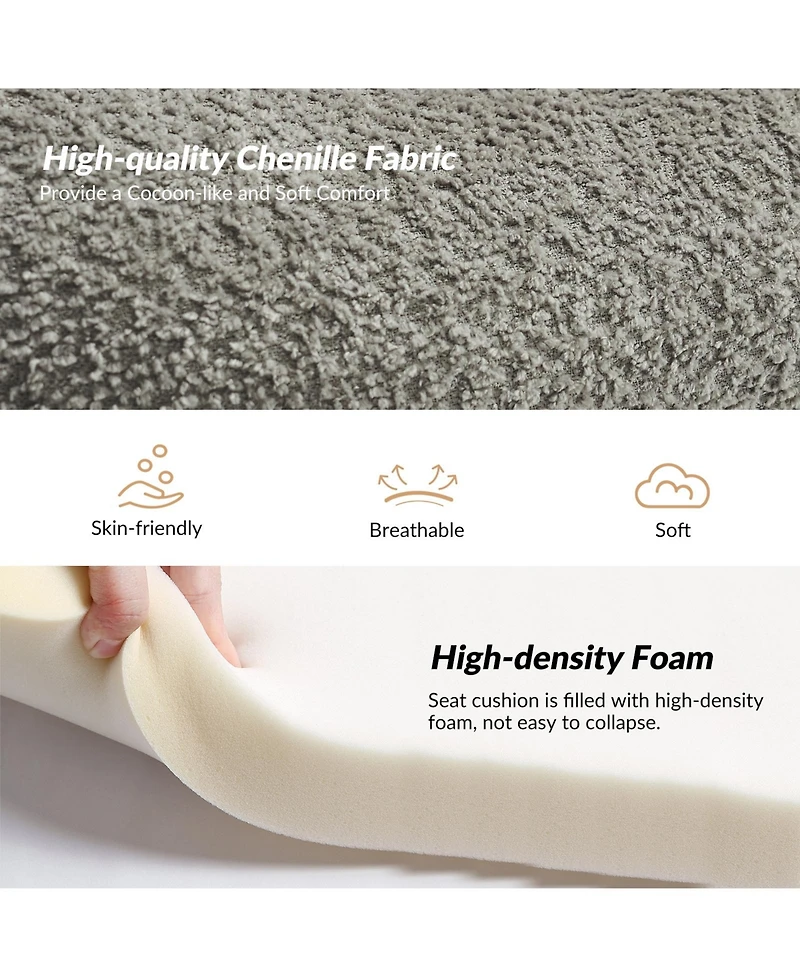 Hal Modern Boucle Armchair with Metal Leg