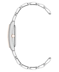 Anne Klein Women's Quartz Contemporary Silver-Tone and Rose Gold-Tone Alloy Metal Watch, 24mm