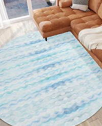 Dalyn Seabreeze Washable SZ16 8'x8' Round Area Rug