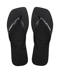 Havaianas Women's Slim Square Logo Metallic Sandals
