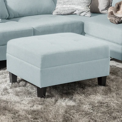 Streamdale Comfy Ottoman with Birch Legs Comfort and Style for Any Room