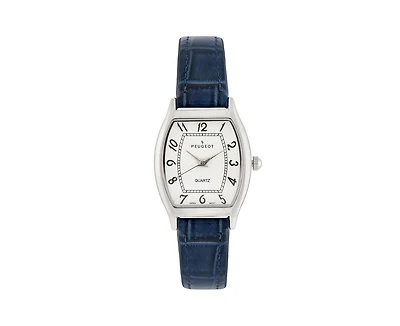 Peugeot Women 26 x 32mm Cushion Shape Watch with Leather Band