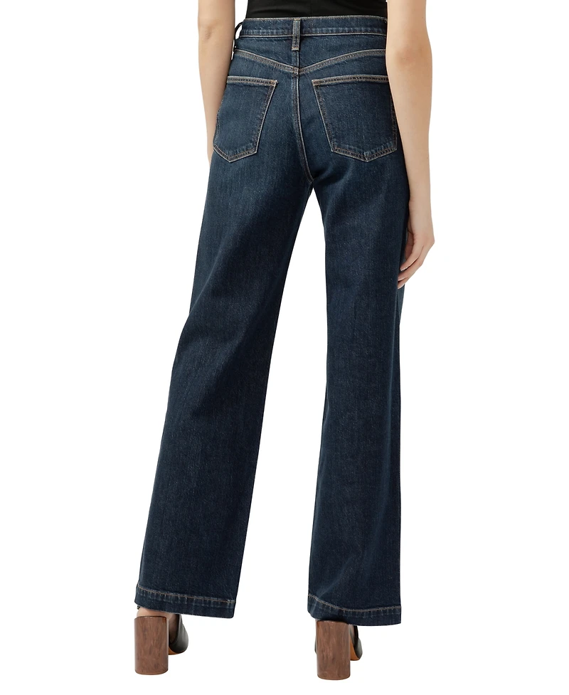 Silver Jeans Co. Women's Highly Desirable High Rise Trouser Leg Jeans