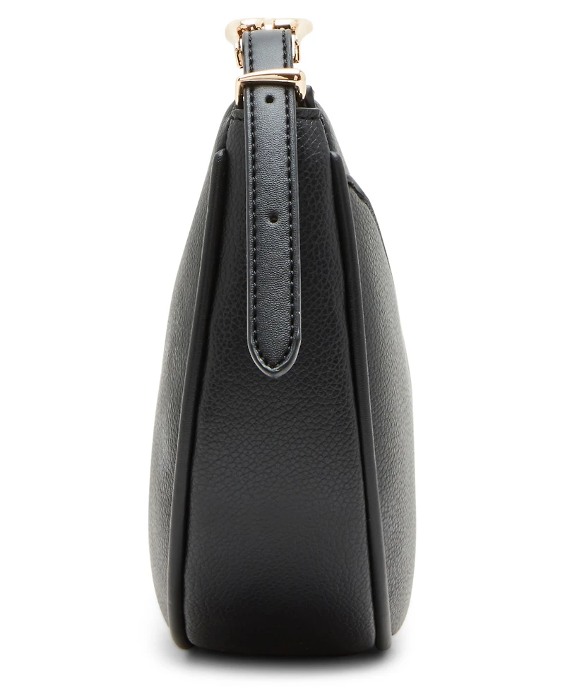 Anne Klein Sculpted Buckle Small Crossbody Bag