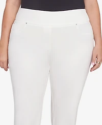 Ruby Rd. Plus Soft Hand Twill Bi-Stretch Pull-On Pants