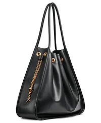 Donna Karan New York Plainview Chain Drawstring Tote Bag