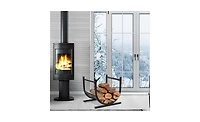Slickblue U-Shaped Firewood Holder for Efficient Storage and Organization