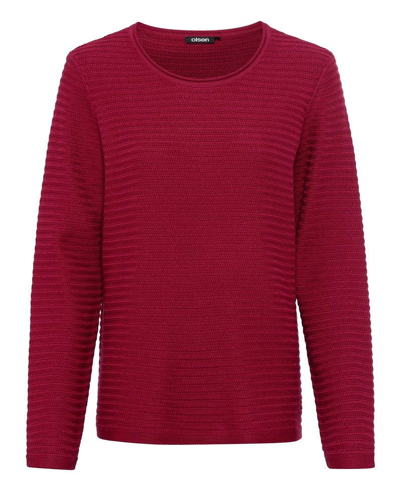 Olsen Women's Rib Knit Pullover