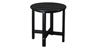 Slickblue Single Layer Round Hdpe Side Table