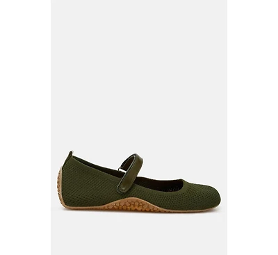 Nordeux Velcro Strap Mary Jane Sandals
