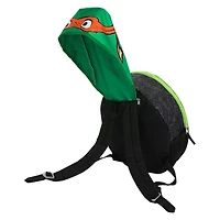 Teenage Mutant Ninja Turtles Hard Shell Youth 16" Backpack With Character Hood