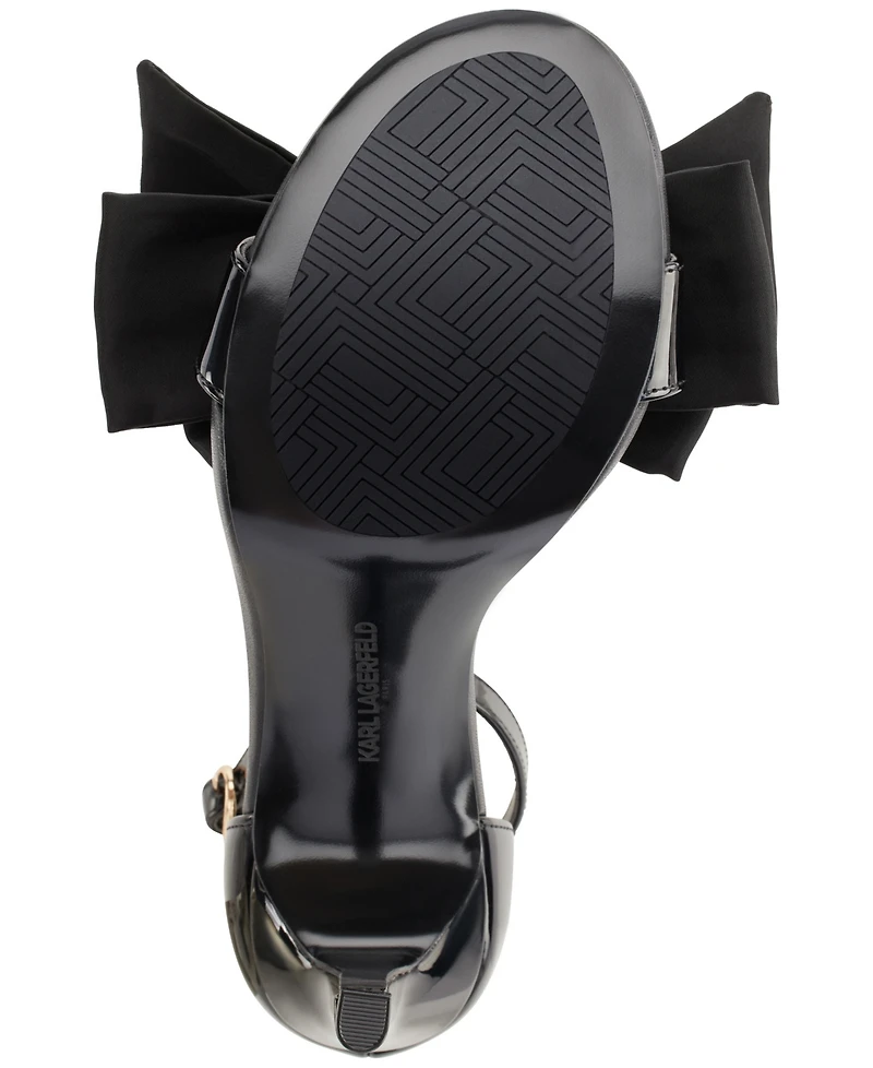 Karl Lagerfeld Paris Women's Kenz Bow Sandals