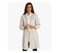 Stella Carakasi Women's Belted Water-Resistant Button Front Trench Coat