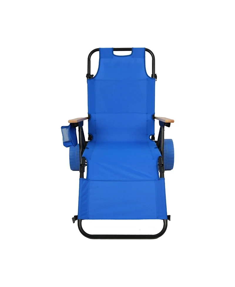 Streamdale 2-in-1 Beach Cart & Lounge Chair