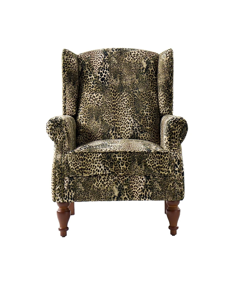 Hulala Home Jim Traditional Armchair with Thick Cushion