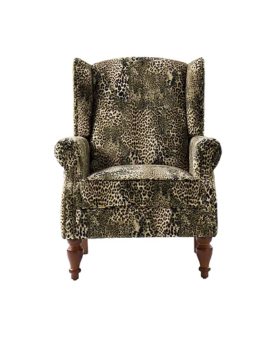 Hulala Home Jim Traditional Armchair with Thick Cushion