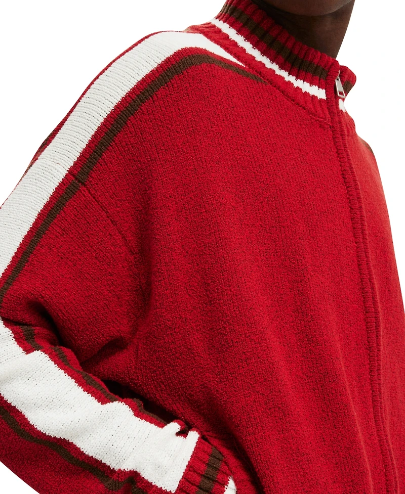 Cotton On Men's Knitted Bomber Jacket