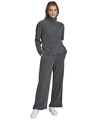 Andrew Marc Sport Women's Chenille Ribbed Turtleneck Sweater