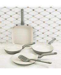 BergHOFF Leo Balance 5Pc Nonstick Ceramic Frying Pan Set with Turner, Recycled