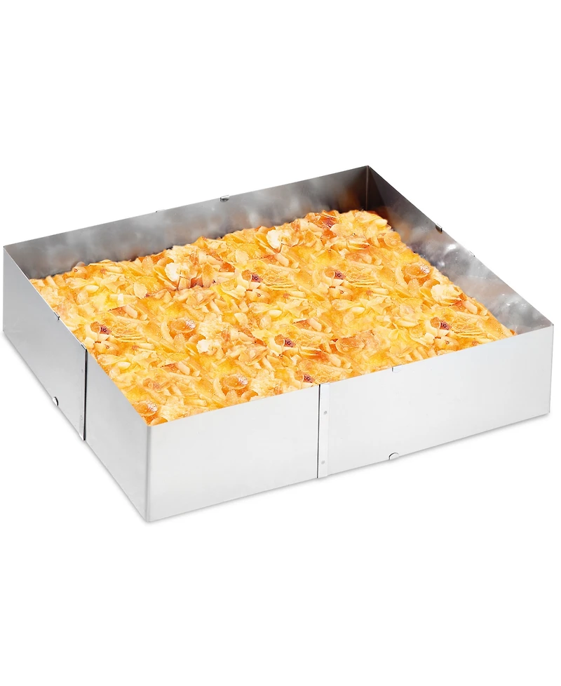 Gefu Stainless Steel Adjustable 8 x 9.5 inch to 15x18 inch Baking Frame