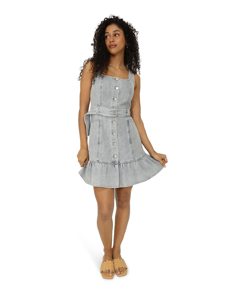 Belle & Bloom Reunite Denim Mini Dress