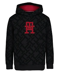 Tommy Hilfiger Toddler and Little Boys Allover Print Soft Fleece Hoodie