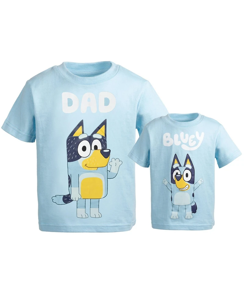 Bluey Toddler Boys Matching Family T-Shirt to (2T - 18-20)