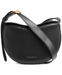 Donna Karan New York Valley Stream Leather Buckle Crossbody with Adjustable Strap