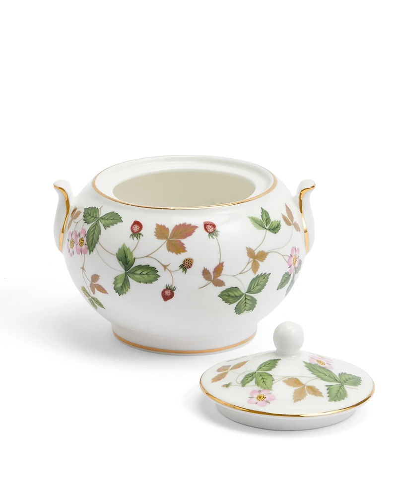 Wedgewood Wild Strawberry Sugar Bowl