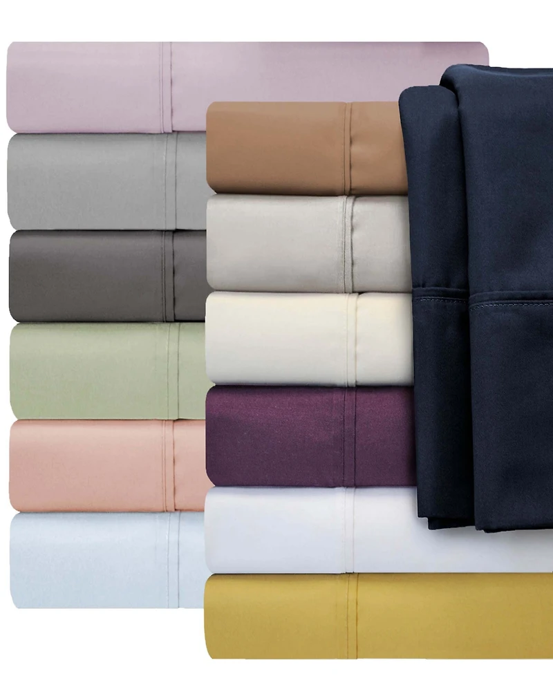 Superior 1000 Thread Count Cotton Blend Solid Deep Pocket Bed Sheet Set, California King