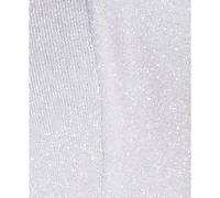 Jm Collection Women's Open-Front Metallic Cardigan, Created for Macy's
