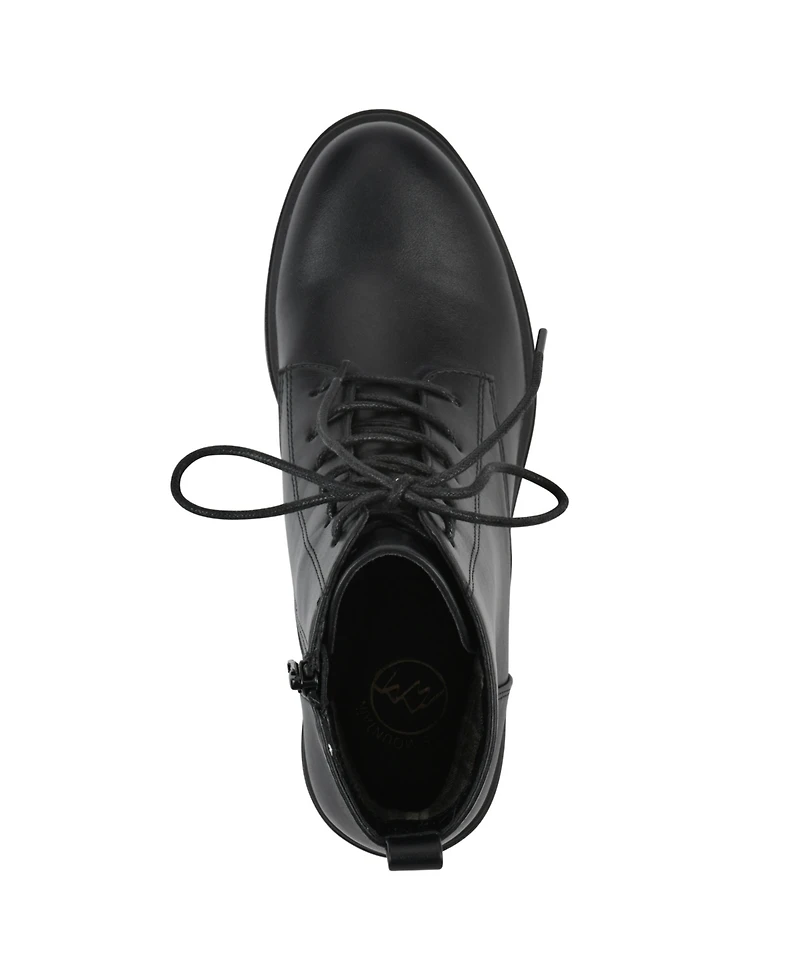 White Mountain Women's Tappy Lug Sole Combat Boots