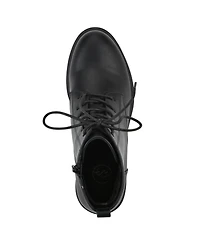 White Mountain Women's Tappy Lug Sole Combat Boots