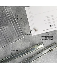 Florida Brands Pull Out Cabinet Organizer with Chrome Finish 17 x 21 In