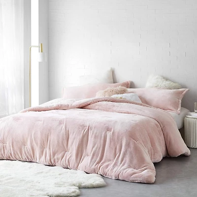 Coma Inducer Oversized Comforter Set - Me Sooo Comfy - Rose Quartz