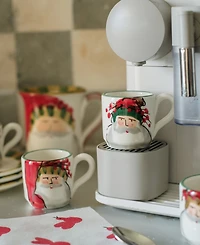 Vietri Old St. Nick Espresso Cup and Saucer