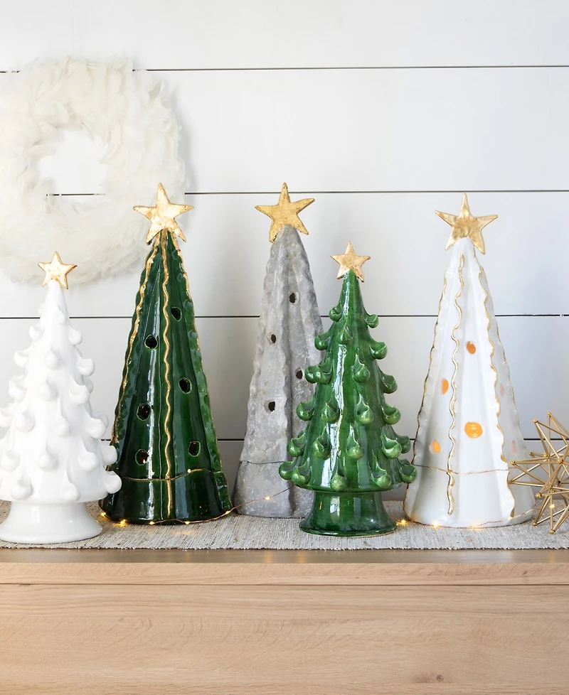 Vietri Foresta Medium Tree with Gold Star