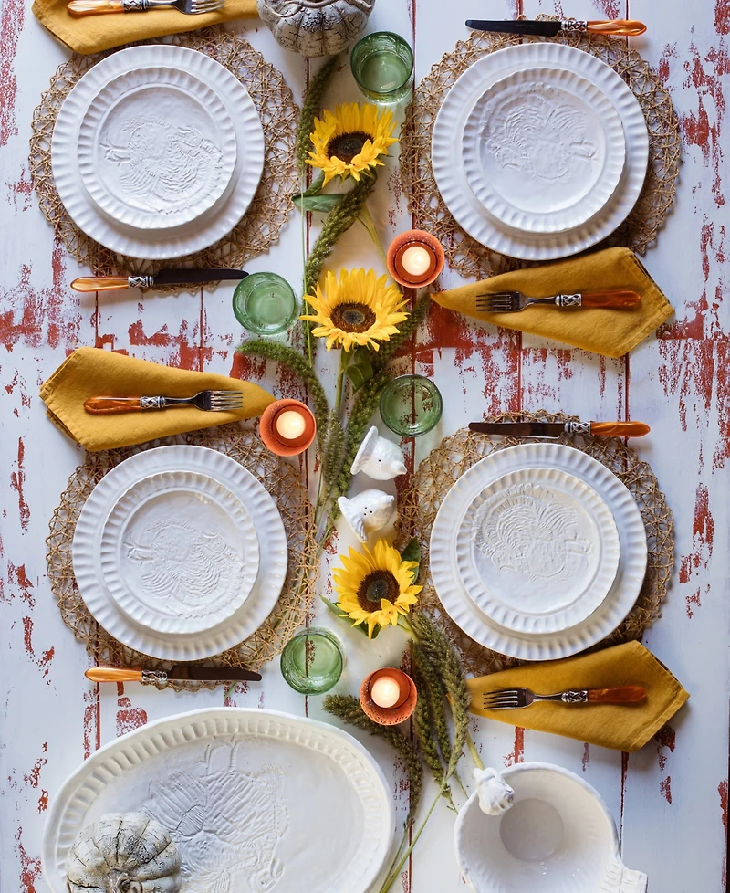 Vietri Pietra Tacchino Large Oval Platter