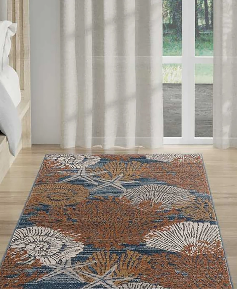 Nourison Home Seaside SDS04 3'x5' Area Rug