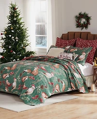 Greenland Home Fashions Willow Holiday 2-Pc. Quilt Set, Twin/Twin Xl