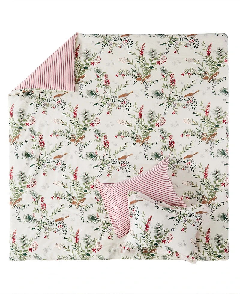 Levtex Winterberry Forest Reversible -Pc. Duvet Cover Set