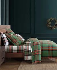 Levtex Spencer Plaid Flannel 3-Pc. Duvet Cover Set
