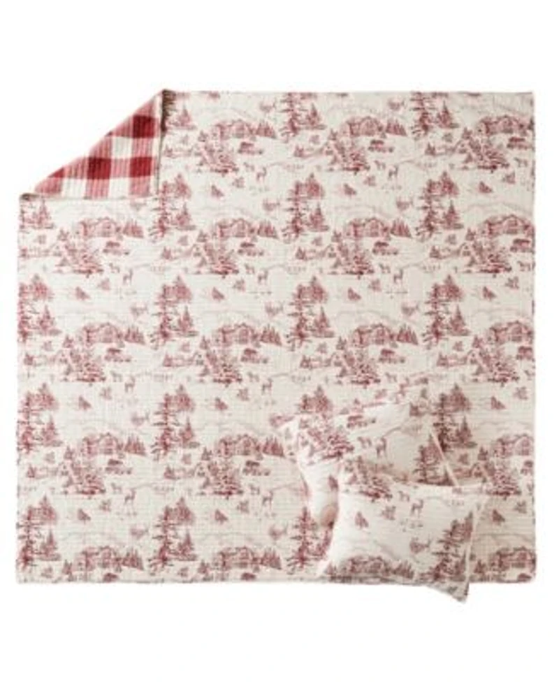 Levtex Winter Sleigh Ride Reversible Quilt Sets