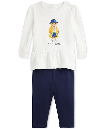 Polo Ralph Lauren Baby Fleece Polo Bear Sweatshirt & Legging Set