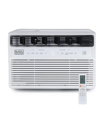 Black+Decker 8,000 Btu Inverter Window Air Conditioner Units for Up To 350 Sq. Ft., Energy Star Rated with Remote Control