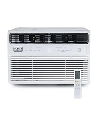 Black+Decker 8,000 Btu Inverter Window Air Conditioner Units for Up To 350 Sq. Ft., Energy Star Rated with Remote Control