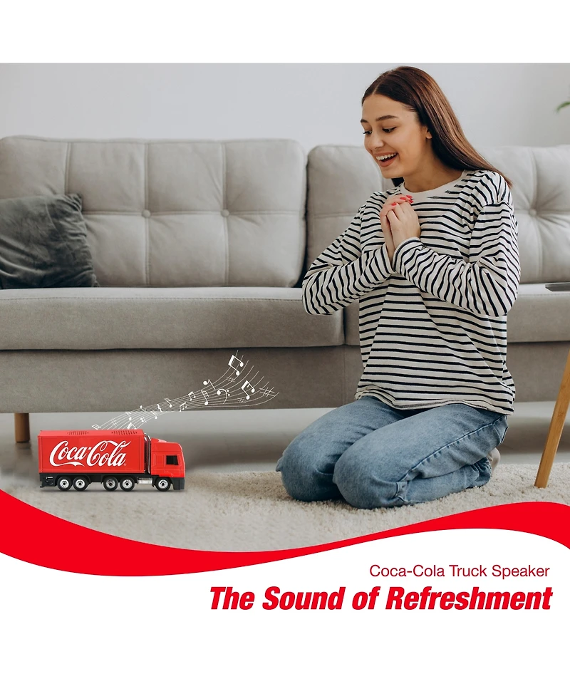 Coca-Cola Truck Shaped Hd Blueooth Speaker and Fm Radio