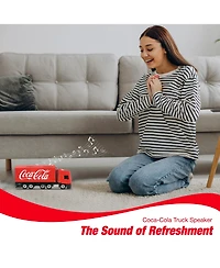 Coca-Cola Truck Shaped Hd Blueooth Speaker and Fm Radio