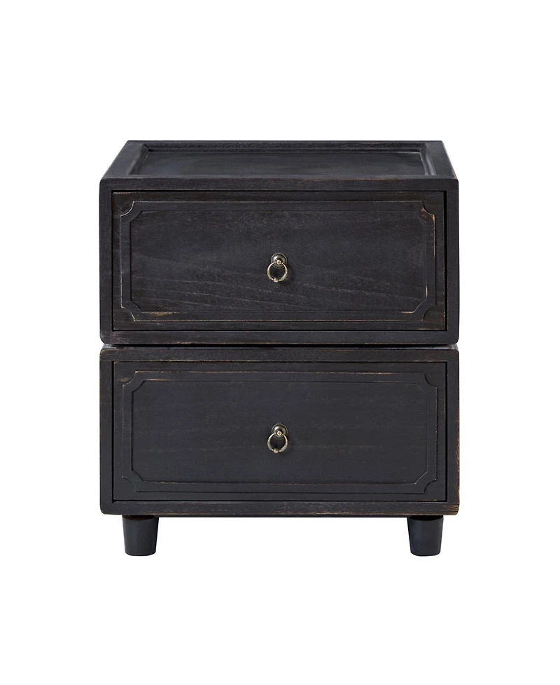Hulala Home Scipione Transitional 2 - Drawer Nightstand with Multiple Configurations