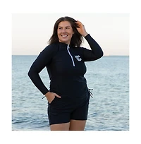 Calypsa Women's Plus Classic Fit Swim Shorts With Panty